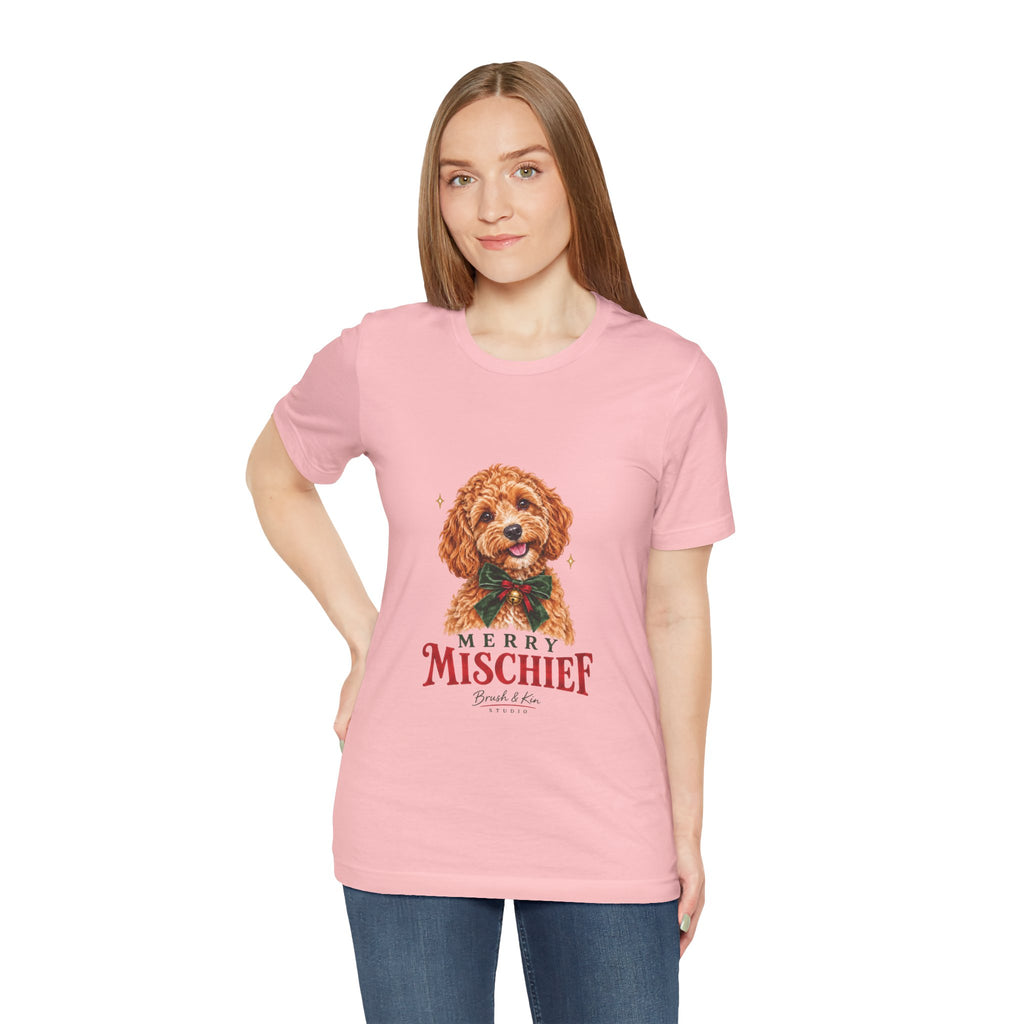 Merry Mischief Doodle Dog T-Shirt