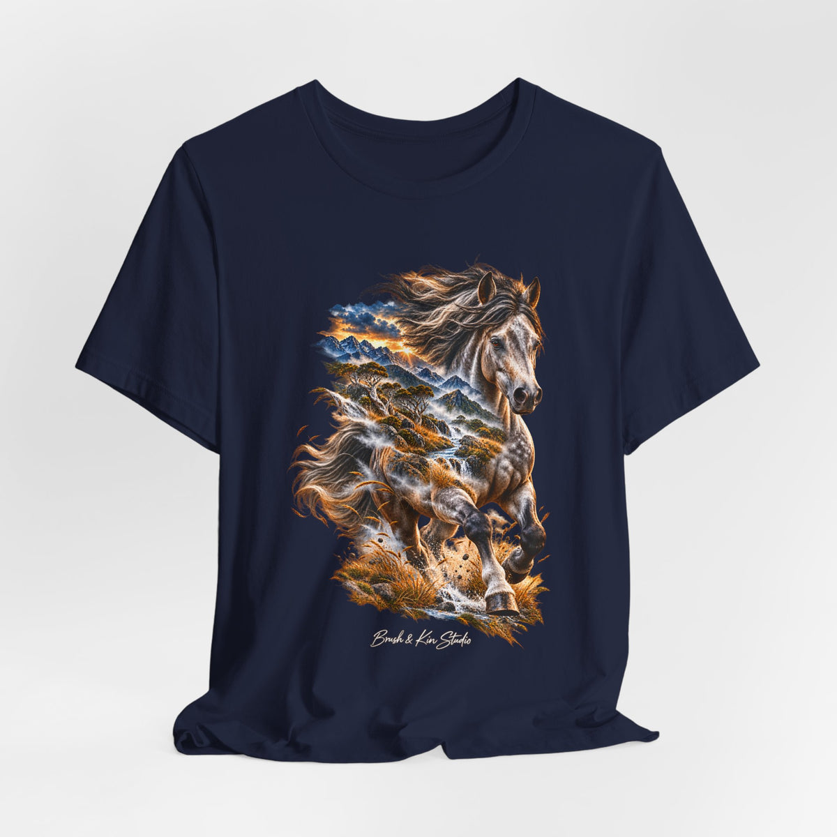 Horse Spirit T‑Shirt — 'Ride the Wild Wind' Graphic Tee