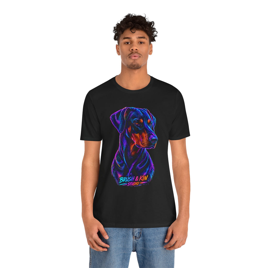 Neon Doberman Tee