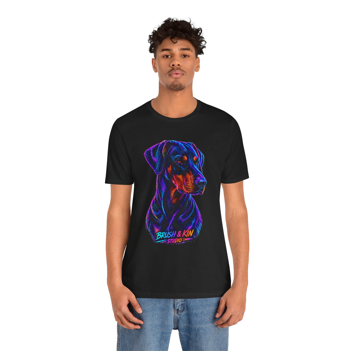 Neon Doberman Tee