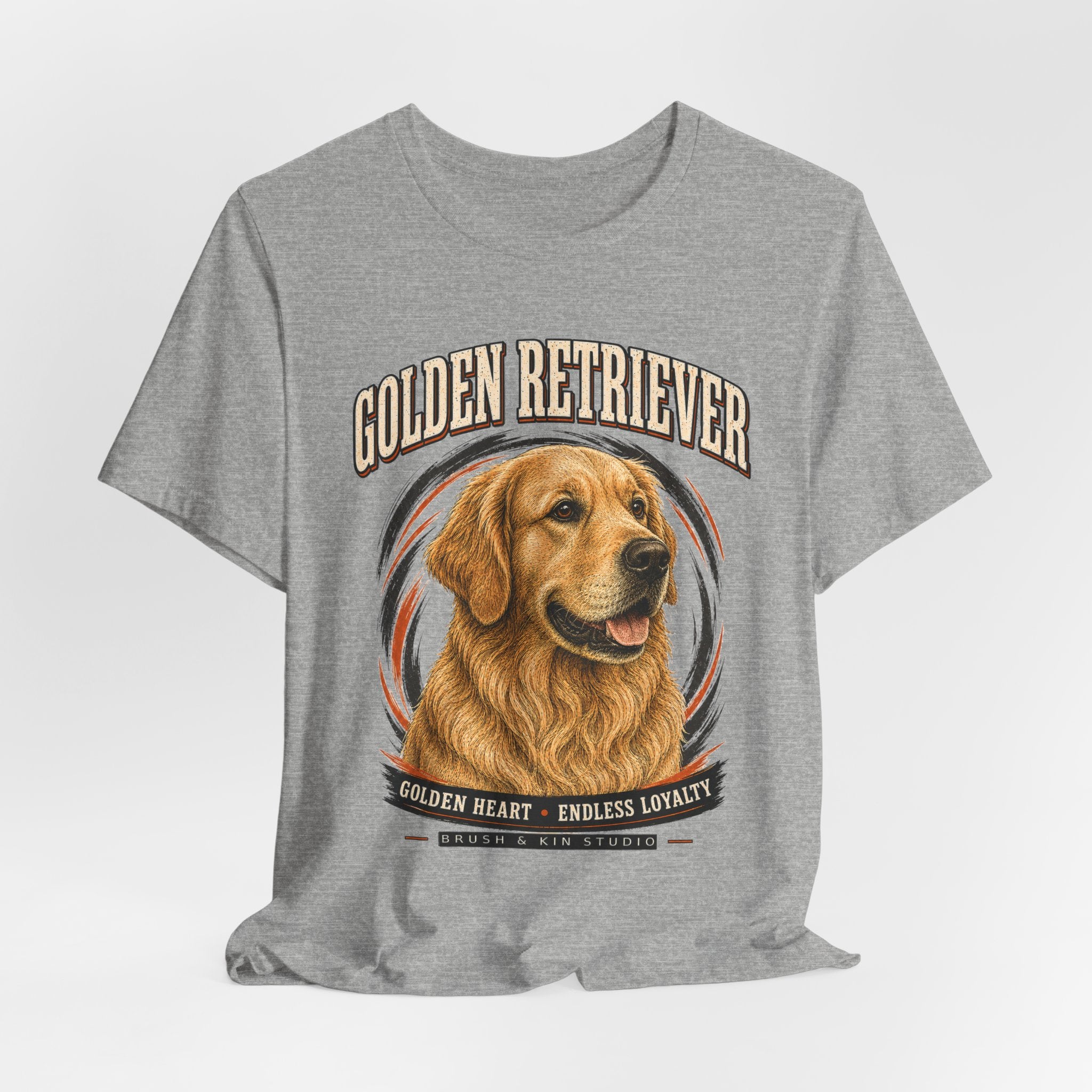 Golden Retriever Tee — Golden Heart, Endless Loyalty Dog Shirt
