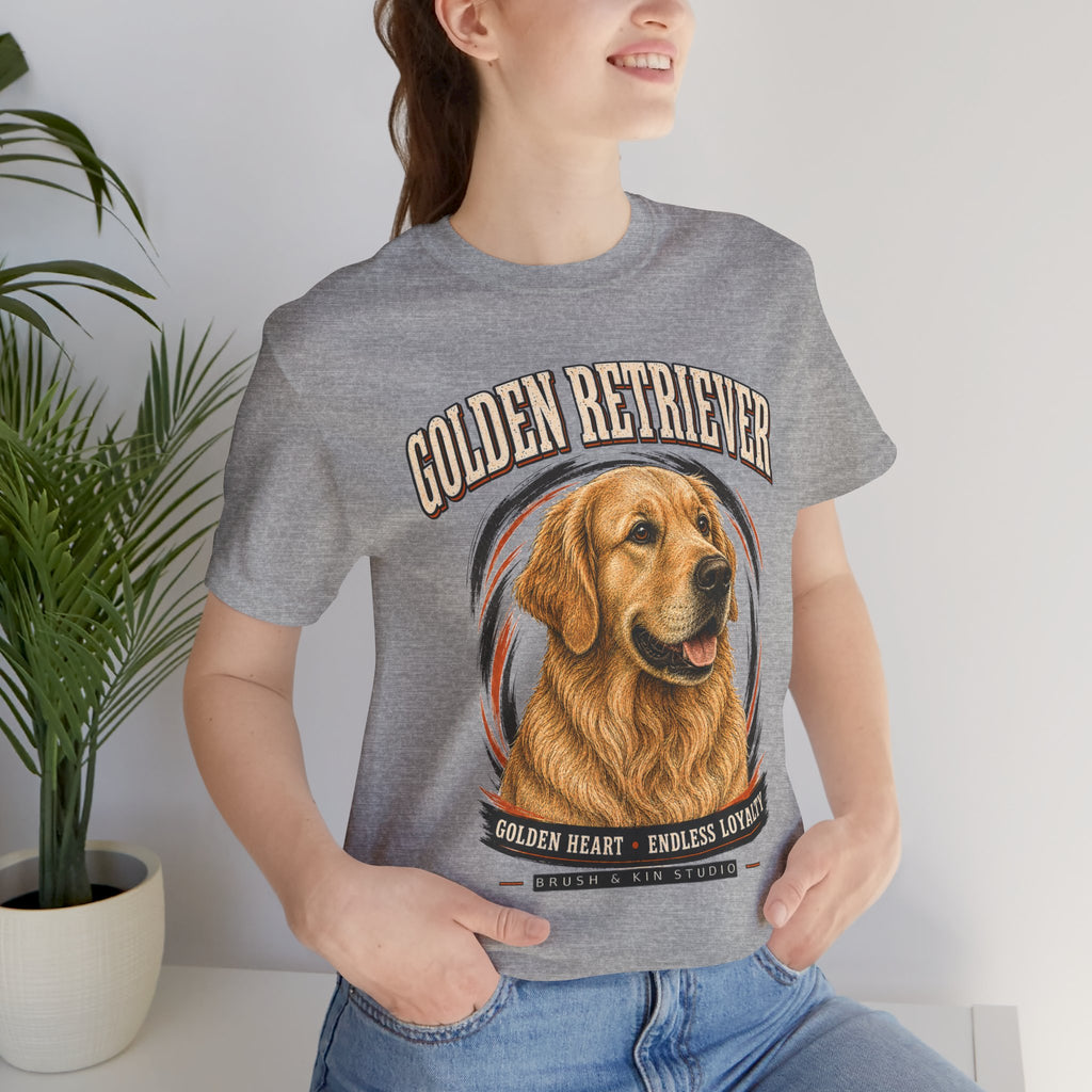 Golden Retriever Tee — Golden Heart, Endless Loyalty Dog Shirt