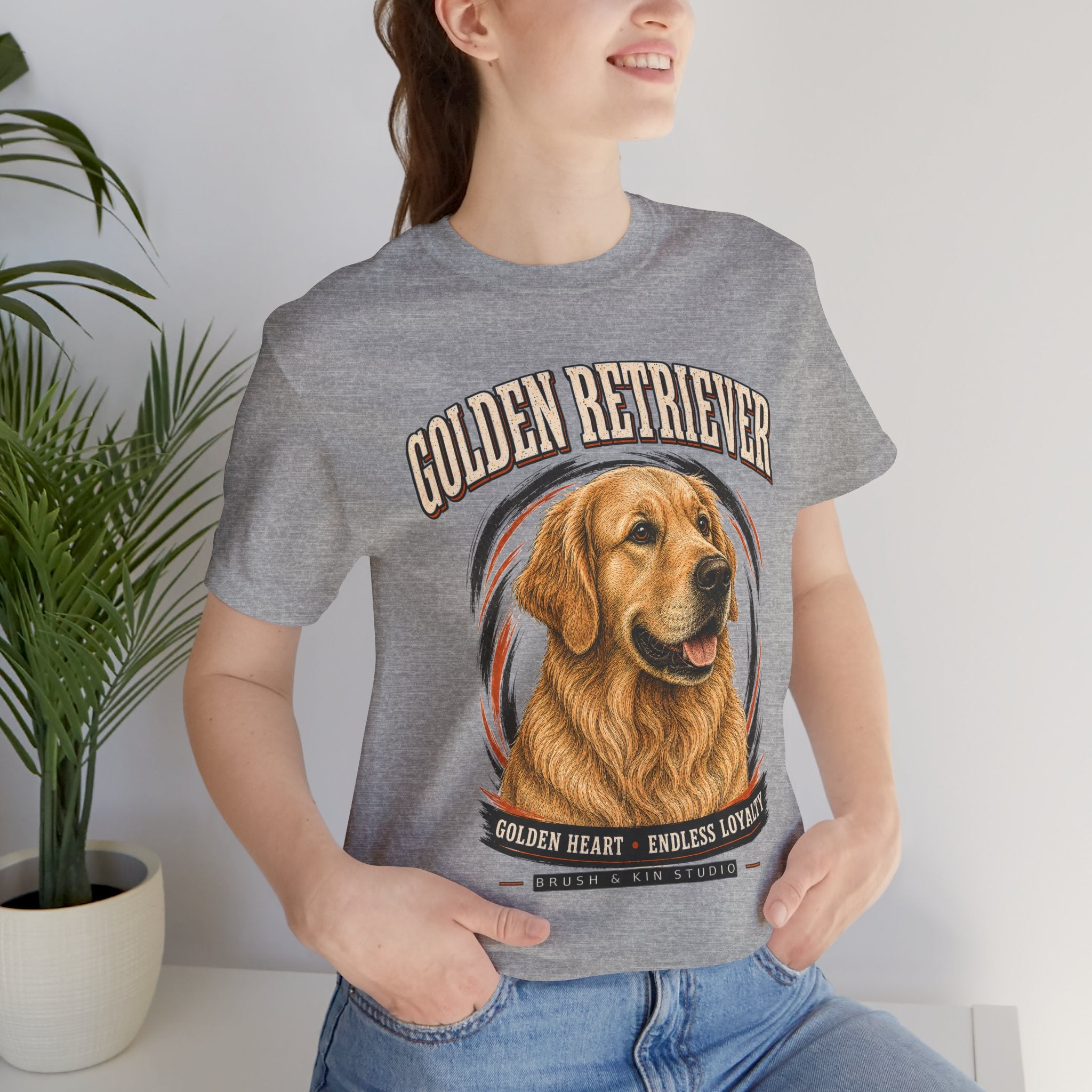 Golden Retriever Tee — Golden Heart, Endless Loyalty Dog Shirt