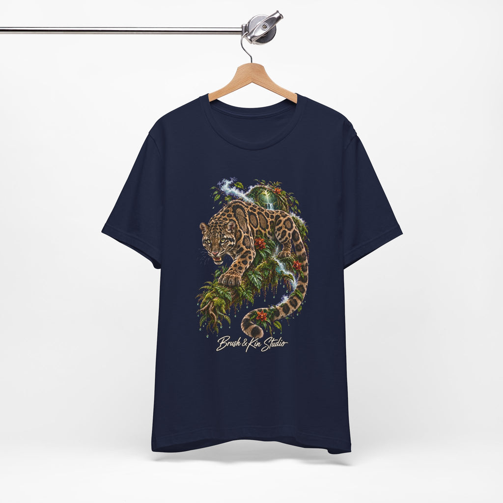 Jaguar Jungle Tee — Vintage Tropical Cat Graphic T-Shirt