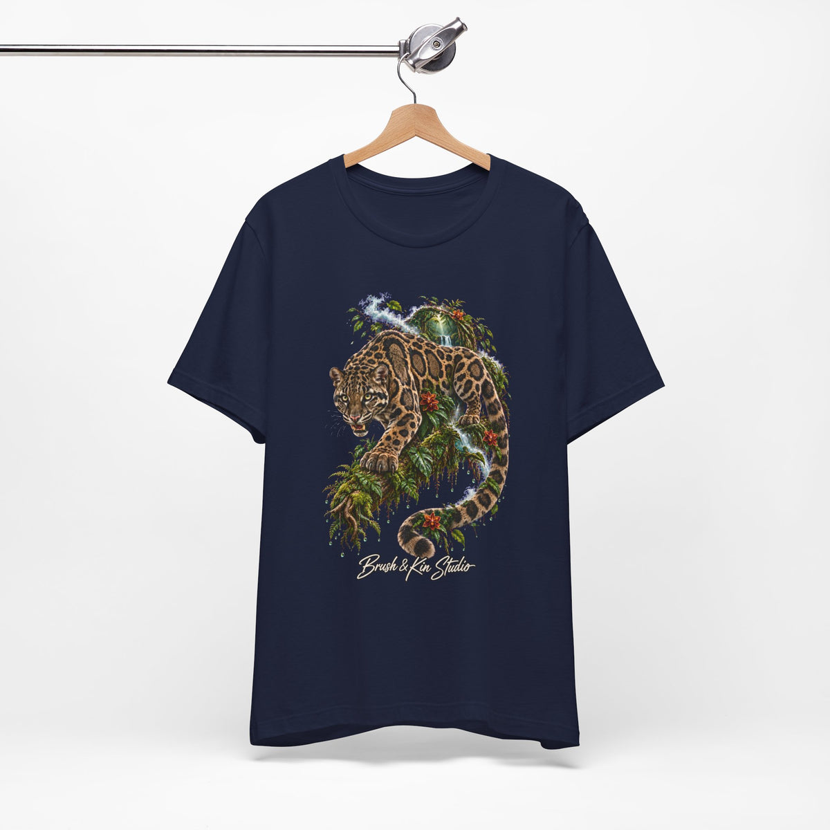 Jaguar Jungle Tee — Vintage Tropical Cat Graphic T-Shirt