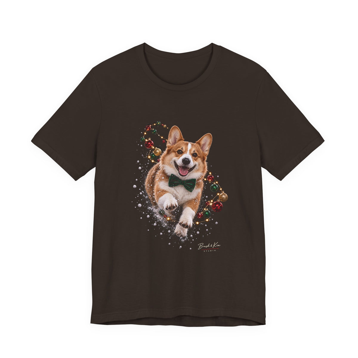 Corgi Christmas Tee — Festive Dog Holiday T-Shirt