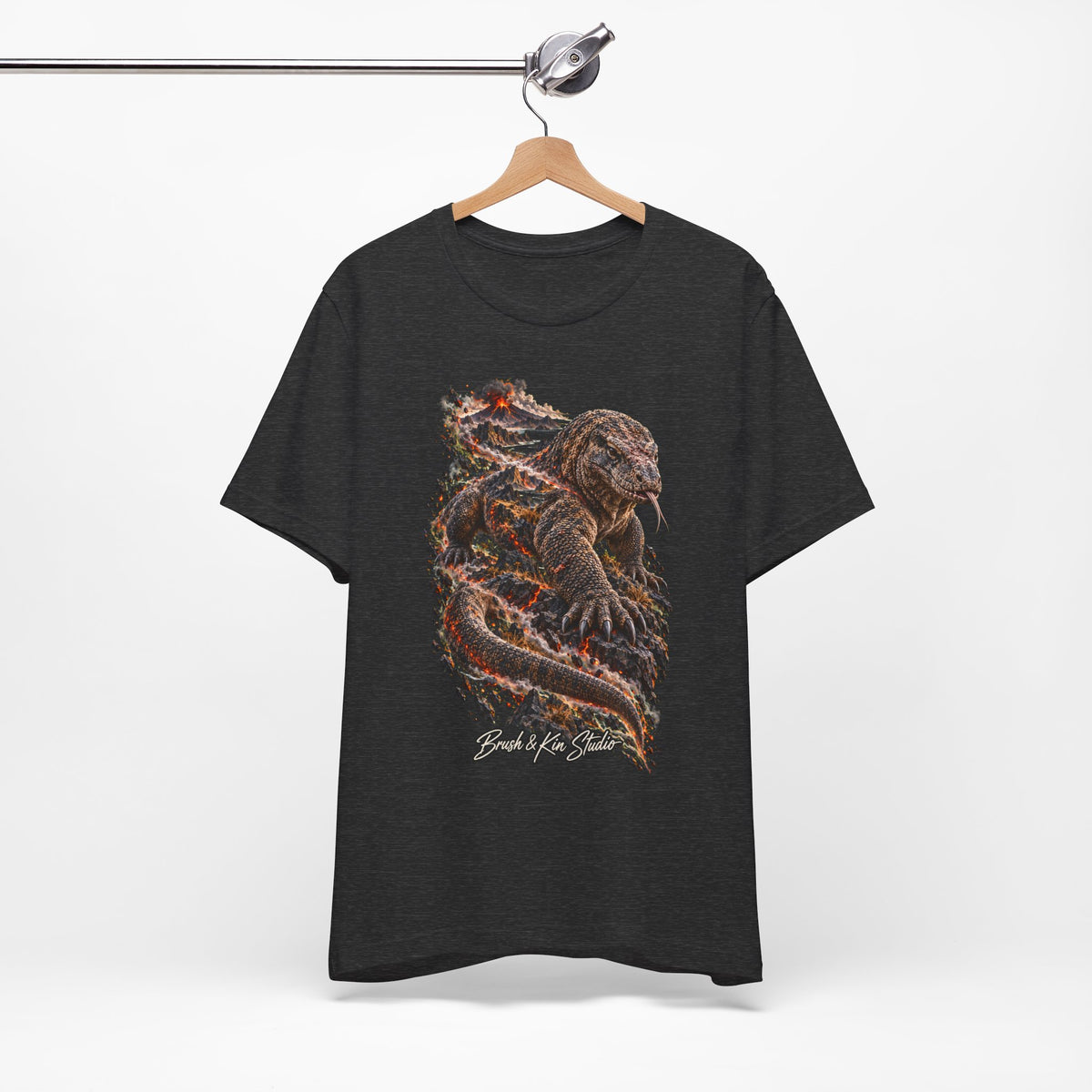 Dragon Embrace T-Shirt — Fiery Serpent Art Tee