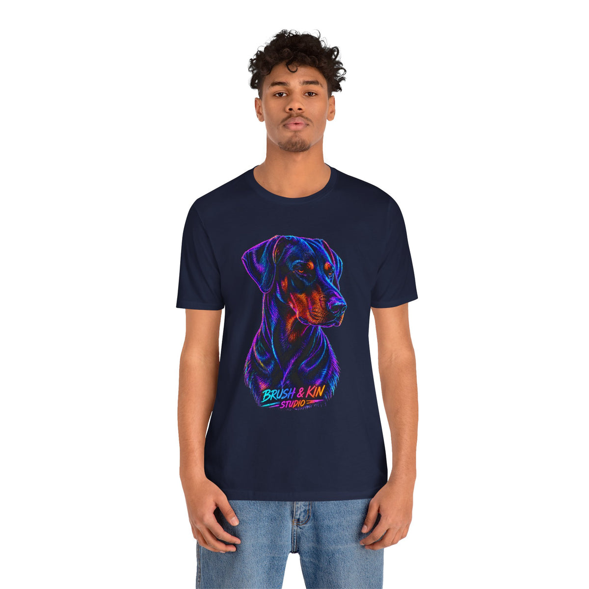 Neon Doberman Tee