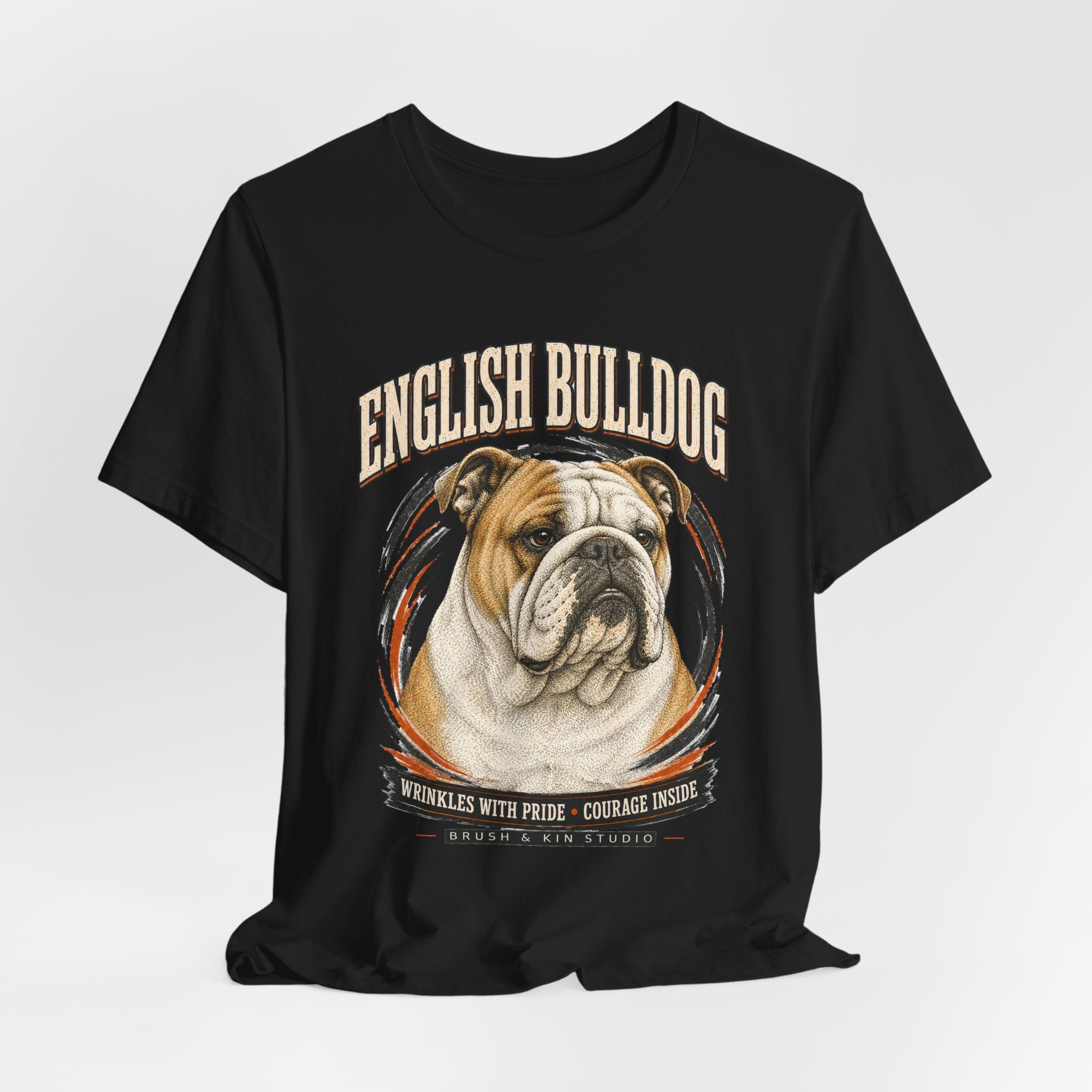 English Bulldog Tee — Wrinkles With Pride Graphic T-Shirt
