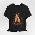 Meowy Christmas Cat Tee — Cute Siamese Holiday T-Shirt
