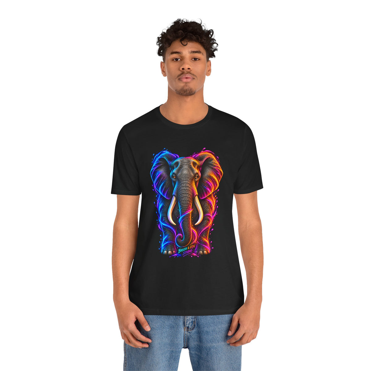 Neon Elephant Tee