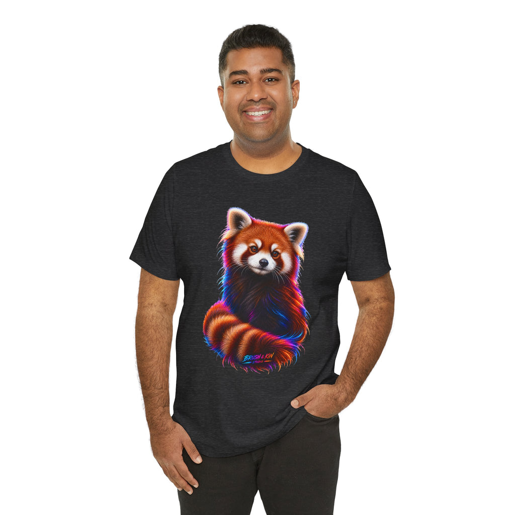 Neon Red Panda Tee