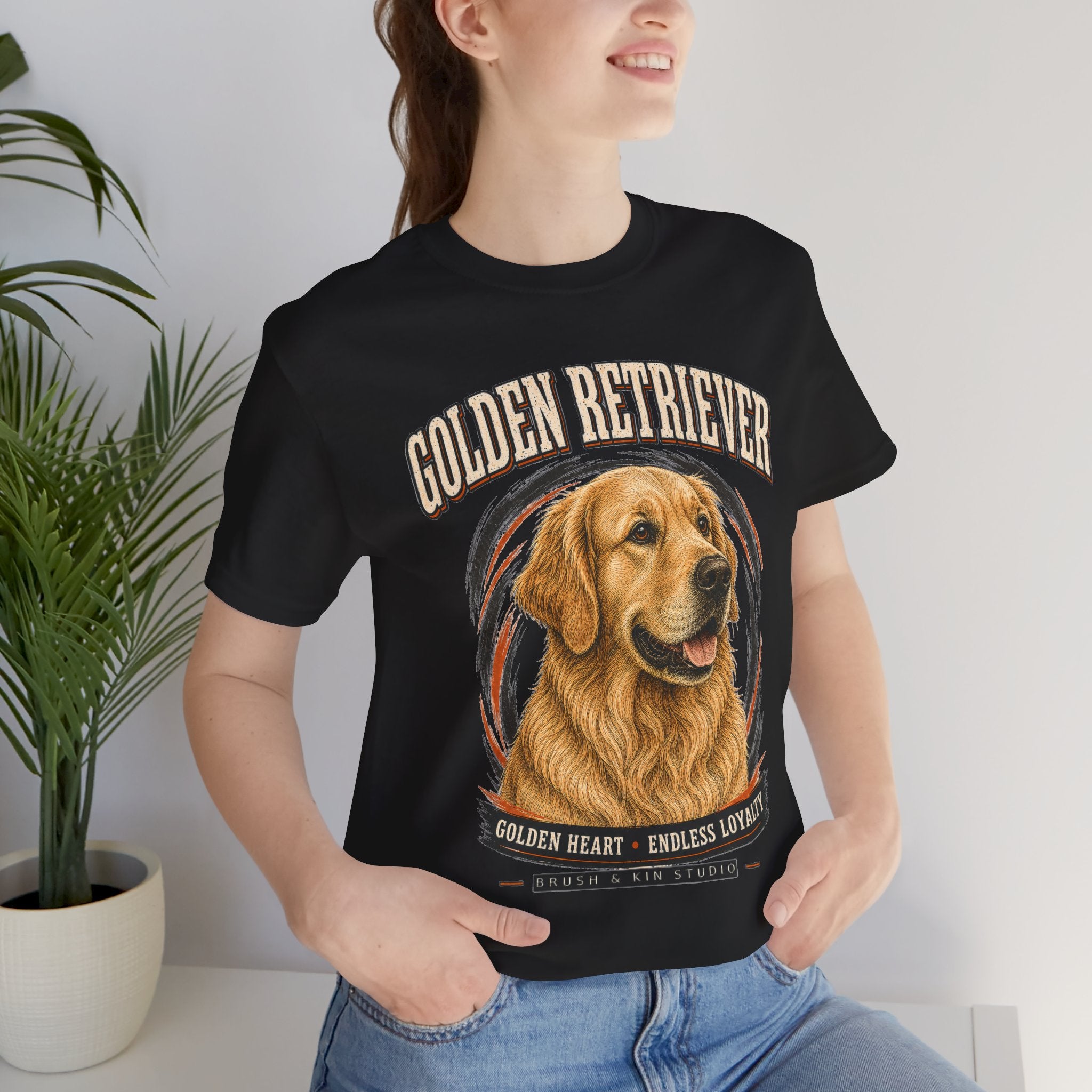 Golden Retriever Tee — Golden Heart, Endless Loyalty Dog Shirt