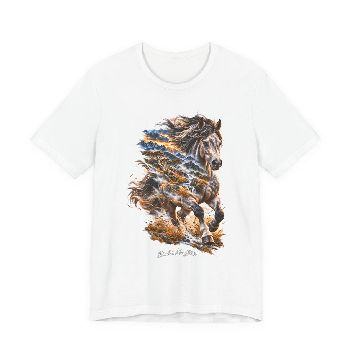Horse Spirit T‑Shirt — 'Ride the Wild Wind' Graphic Tee