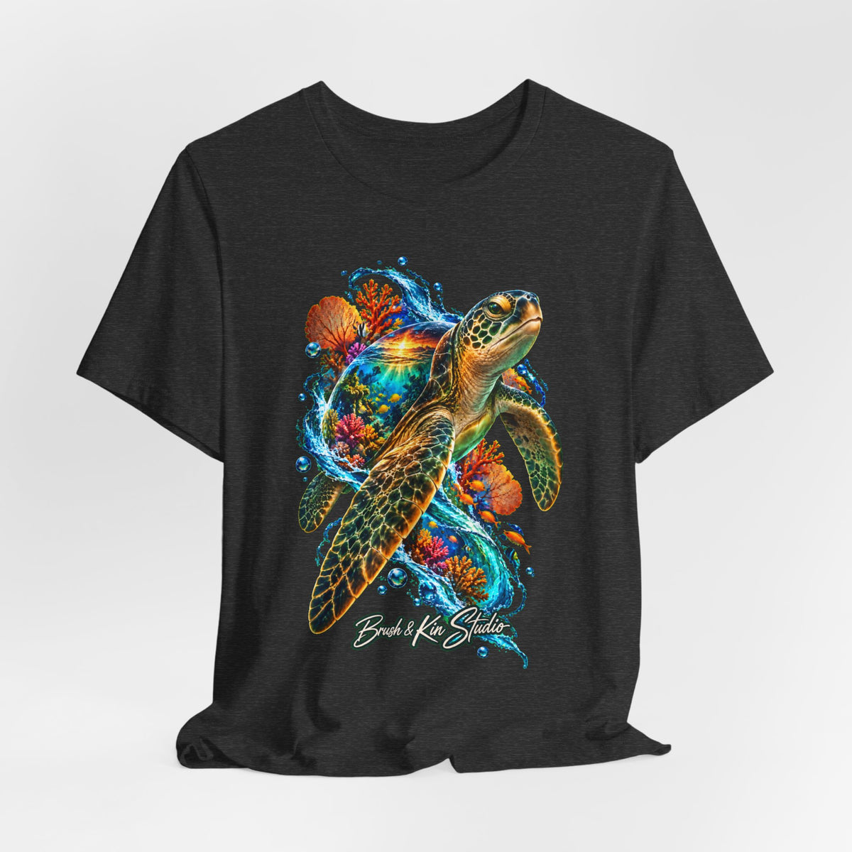 Sea Turtle Graphic Tee — Beach Life Surfing Shirt