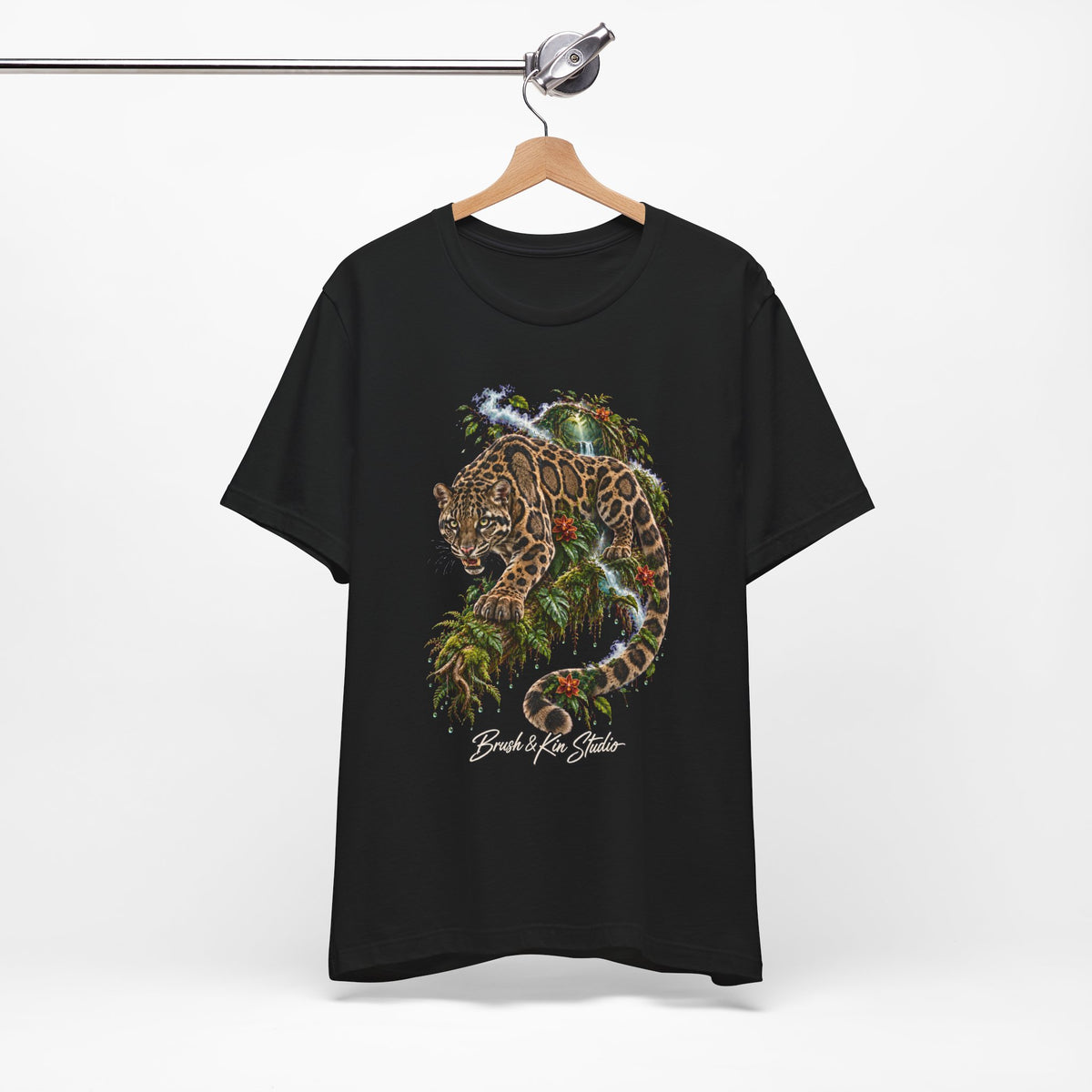 Jaguar Jungle Tee — Vintage Tropical Cat Graphic T-Shirt