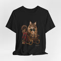 Christmas Cat Sled Tee — Festive Maine Coon Holiday T-Shirt