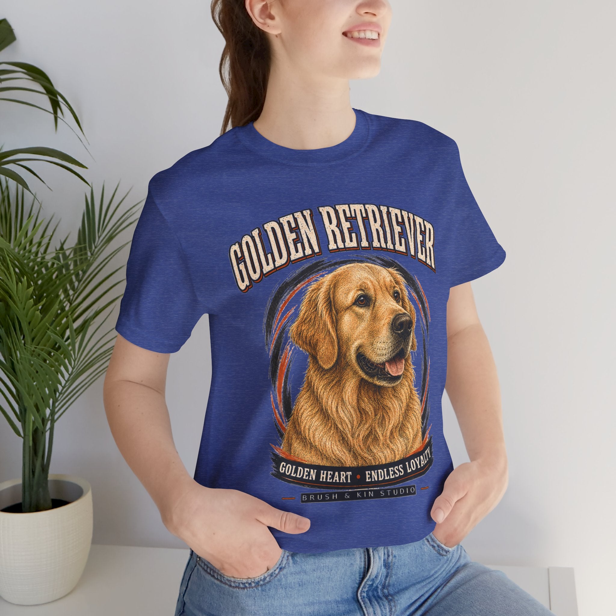 Golden Retriever Tee — Golden Heart, Endless Loyalty Dog Shirt