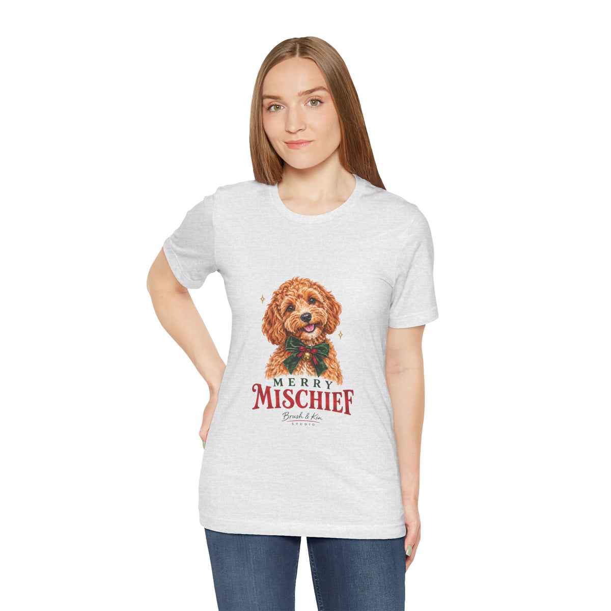 Merry Mischief Doodle Dog T-Shirt