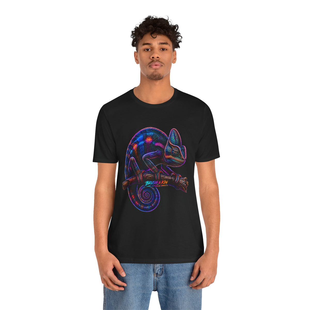 Neon Chameleon Tee