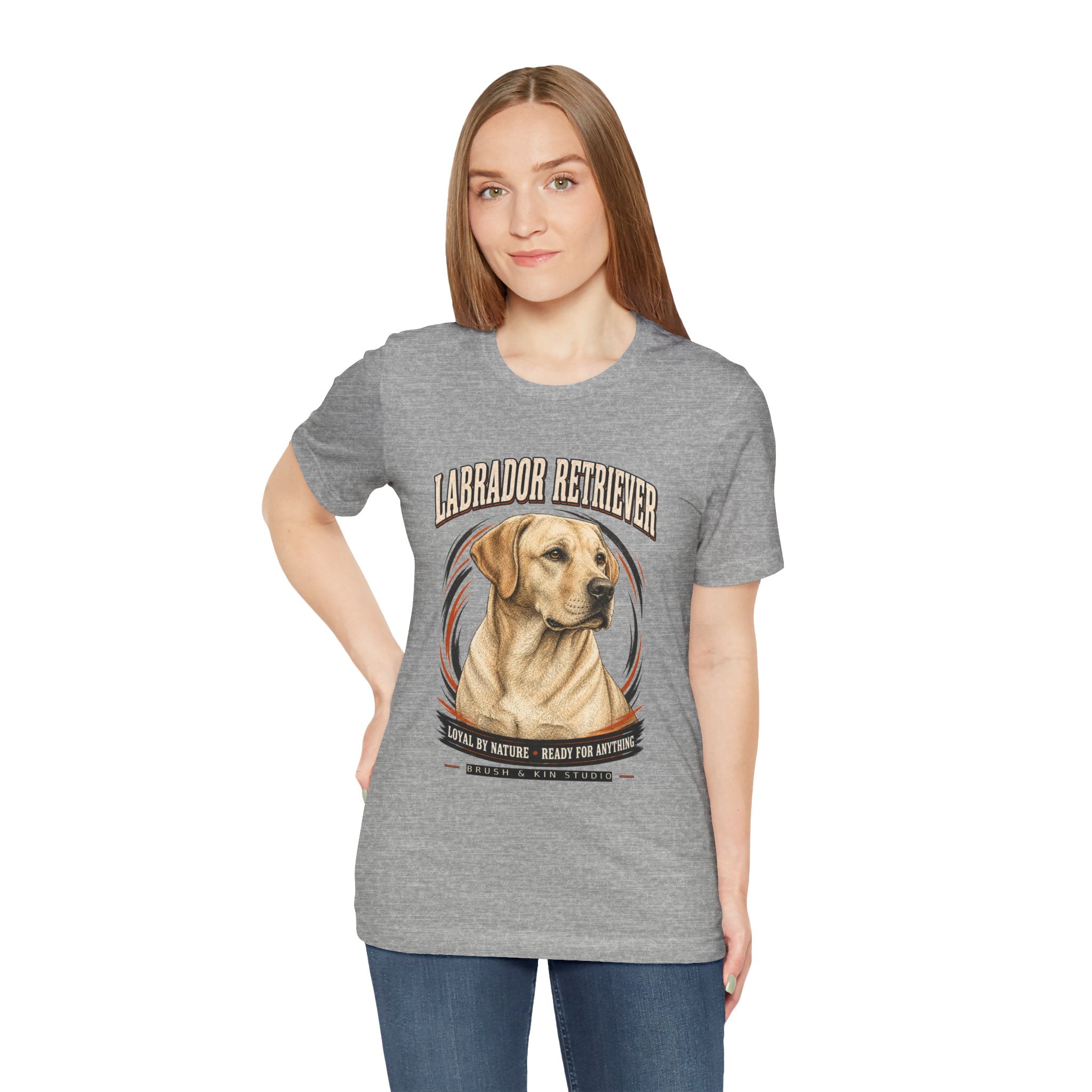 Labrador Retriever T-Shirt – "Loyal by Nature, Ready for Anything" Dog Lover Tee