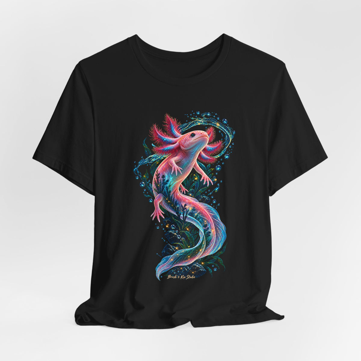 Axolotl Tee — Colorful Axolotl Graphic Shirt