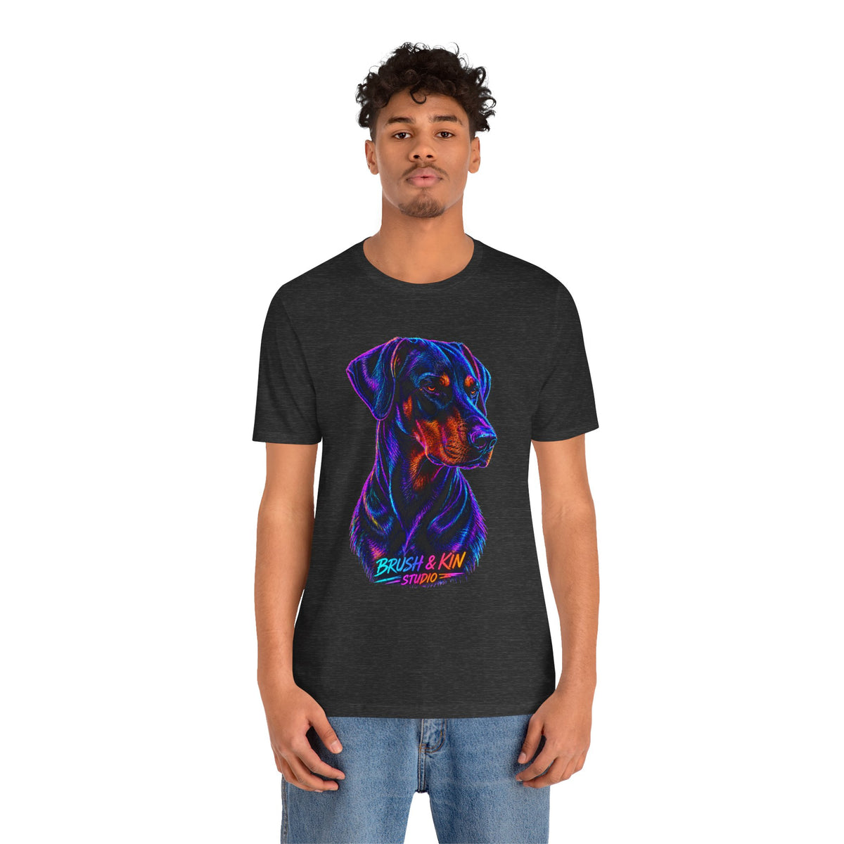 Neon Doberman Tee