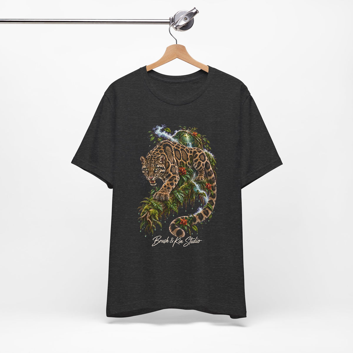 Jaguar Jungle Tee — Vintage Tropical Cat Graphic T-Shirt
