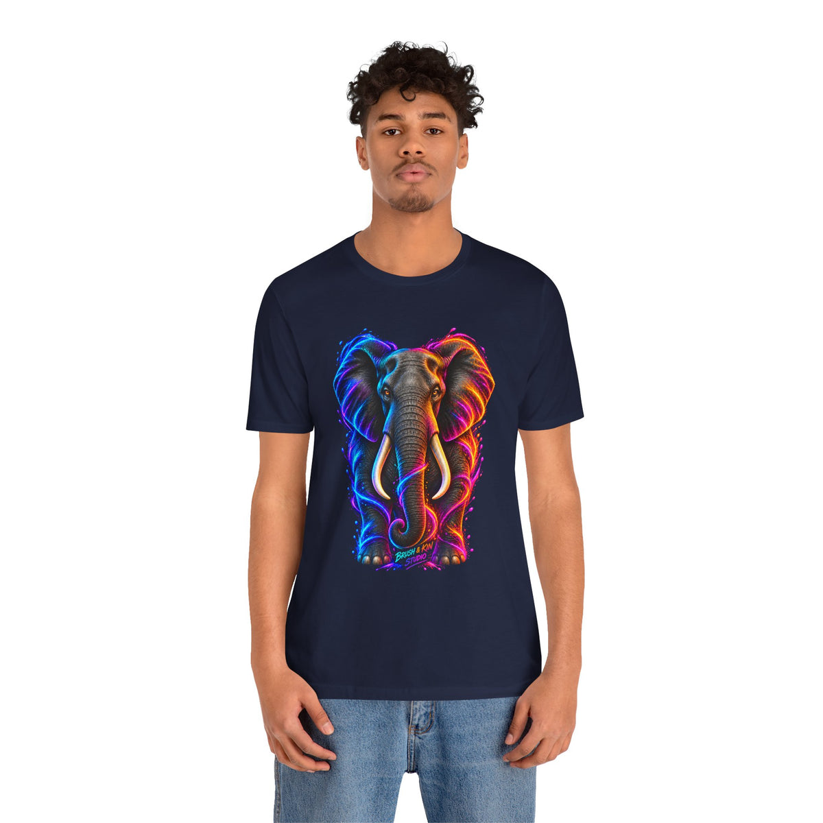 Neon Elephant Tee
