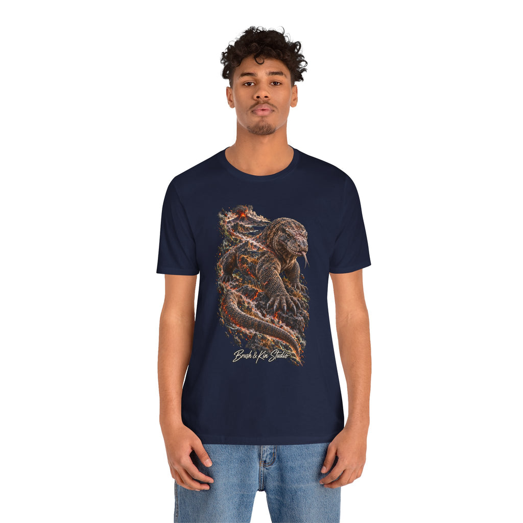 Dragon Embrace T-Shirt — Fiery Serpent Art Tee