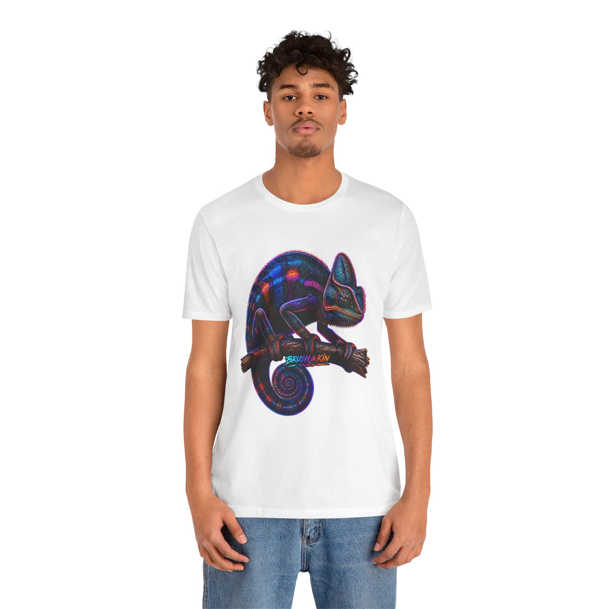 Neon Chameleon Tee