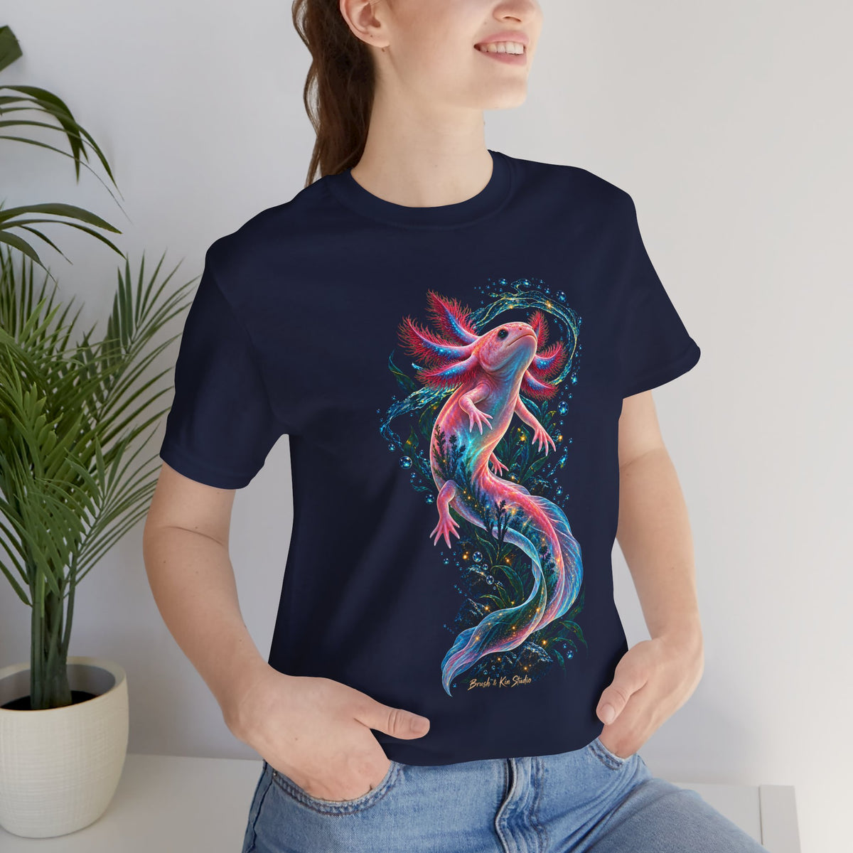 Axolotl Tee — Colorful Axolotl Graphic Shirt