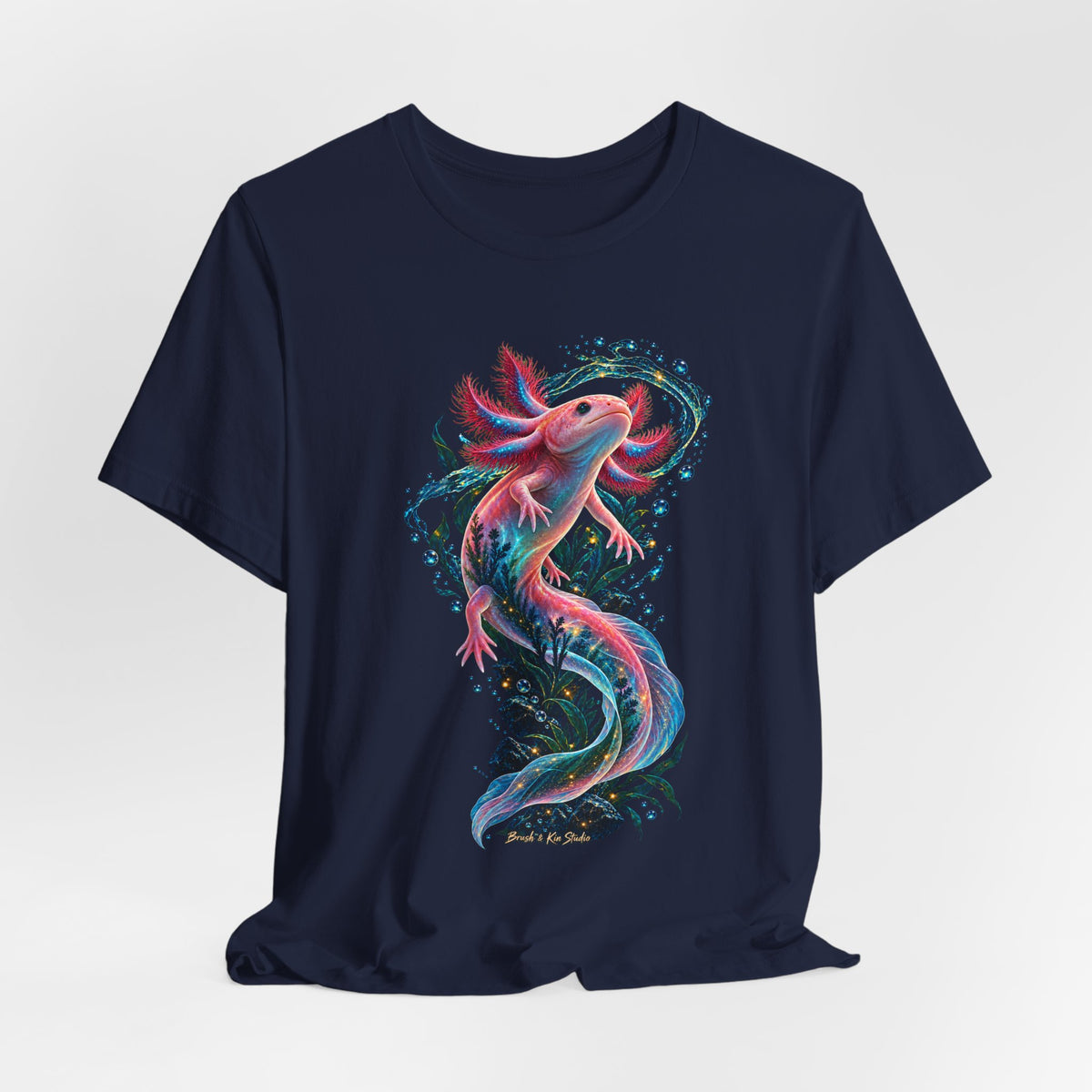 Axolotl Tee — Colorful Axolotl Graphic Shirt