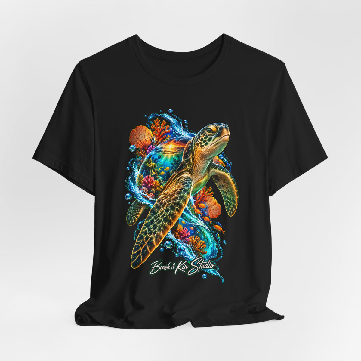 Sea Turtle Graphic Tee — Beach Life Surfing Shirt