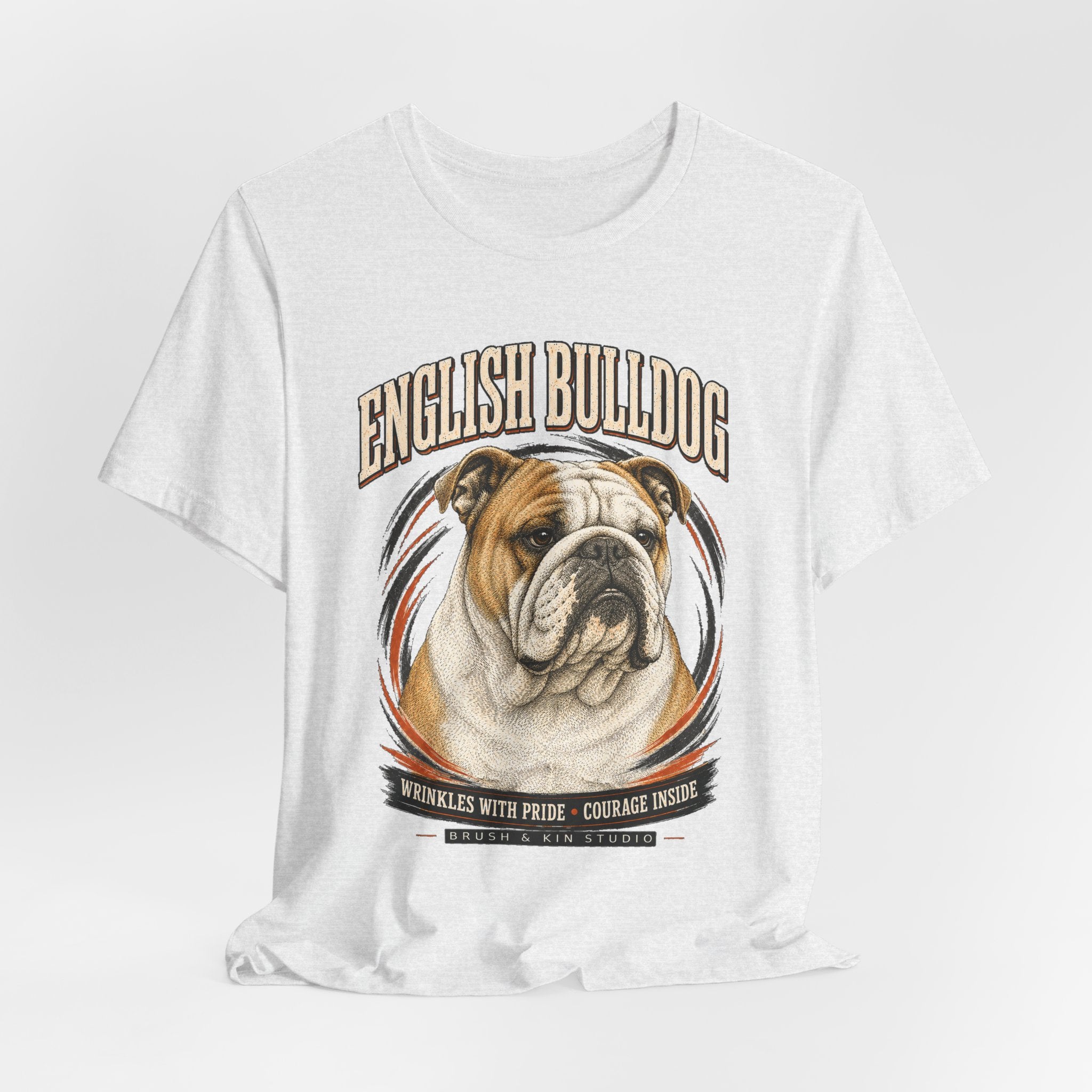English Bulldog Tee — Wrinkles With Pride Graphic T-Shirt
