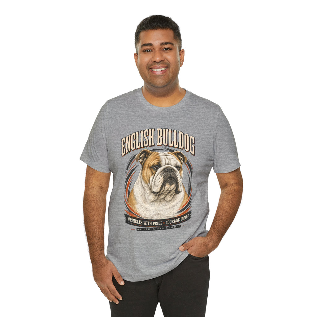 English Bulldog Tee — Wrinkles With Pride Graphic T-Shirt
