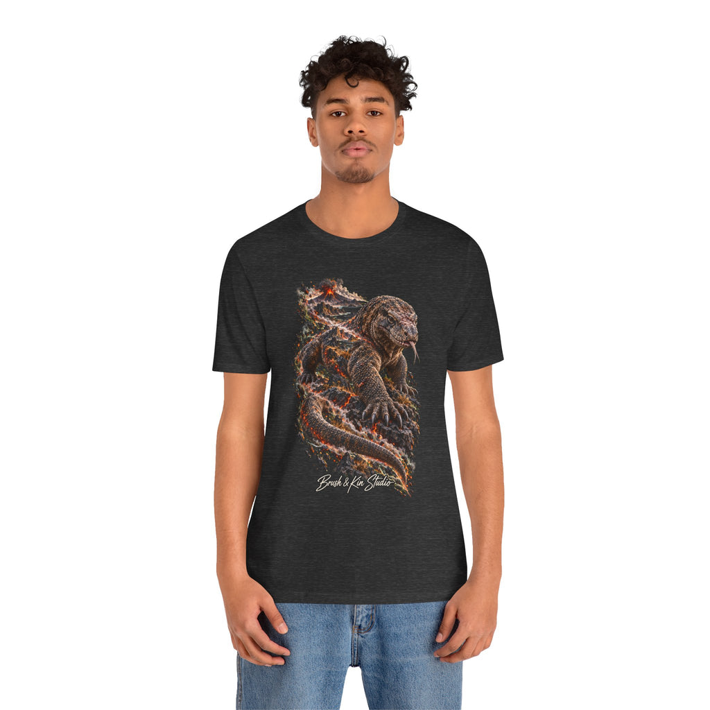Dragon Embrace T-Shirt — Fiery Serpent Art Tee