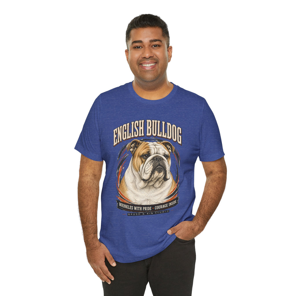 English Bulldog Tee — Wrinkles With Pride Graphic T-Shirt