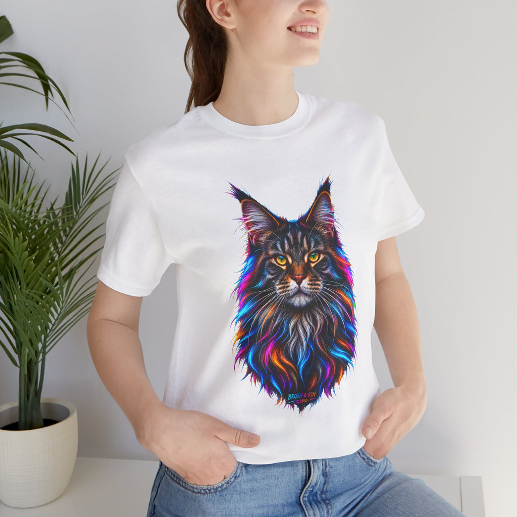 Neon Maine Coon Tee