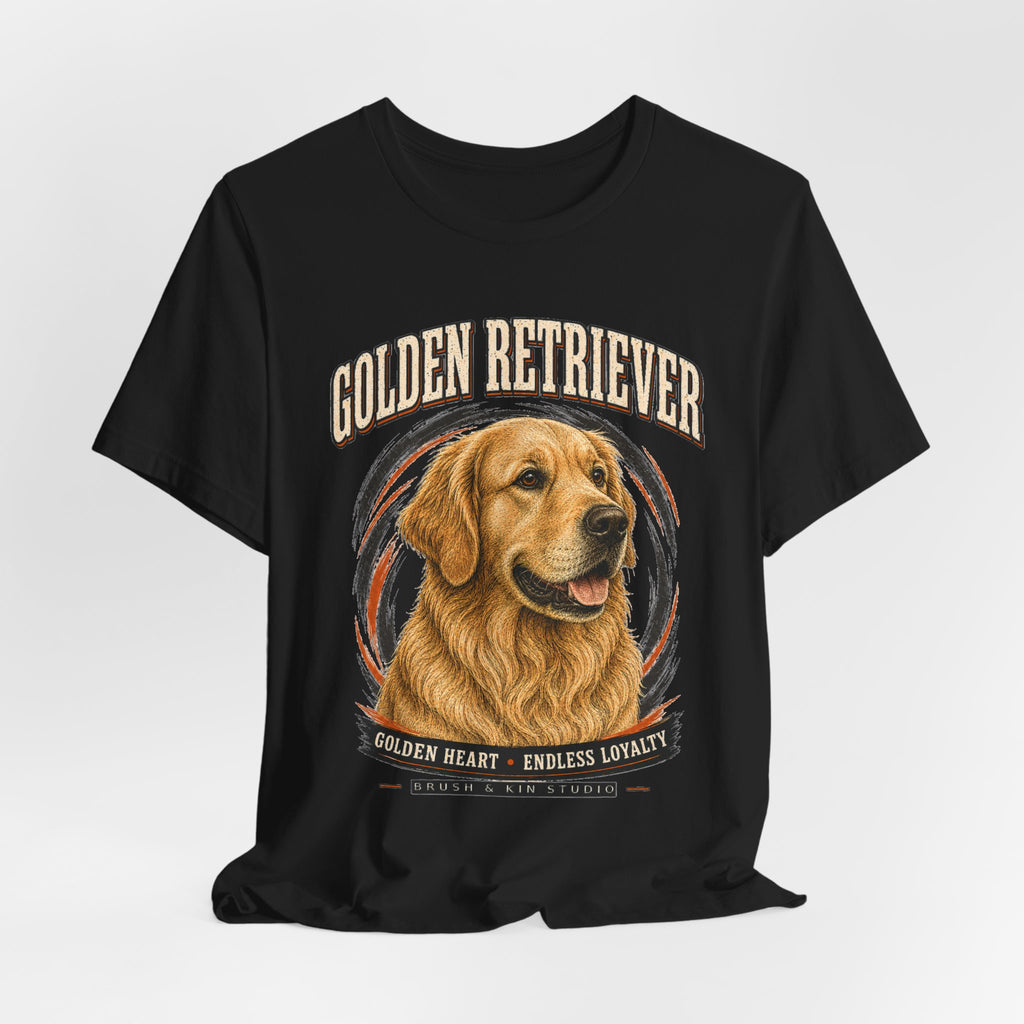 Golden Retriever Tee — Golden Heart, Endless Loyalty Dog Shirt