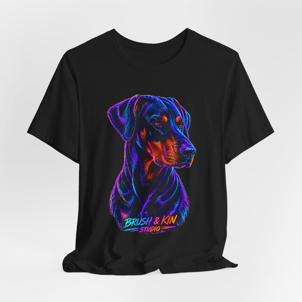 Neon Doberman Tee