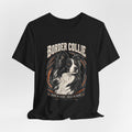 Border Collie Portrait Tee — Born to Think, Built to Move Dog Lover T-Shirt