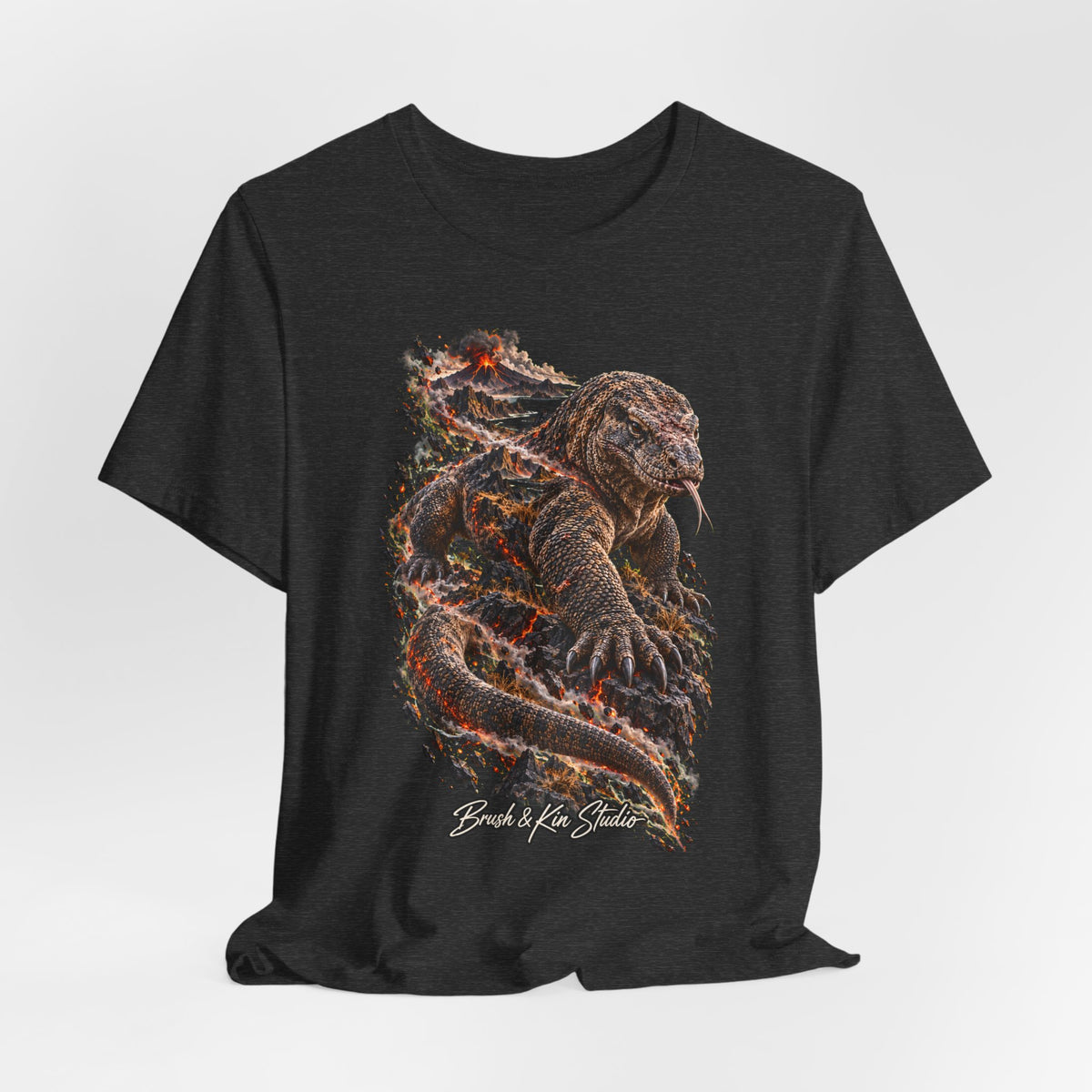 Dragon Embrace T-Shirt — Fiery Serpent Art Tee