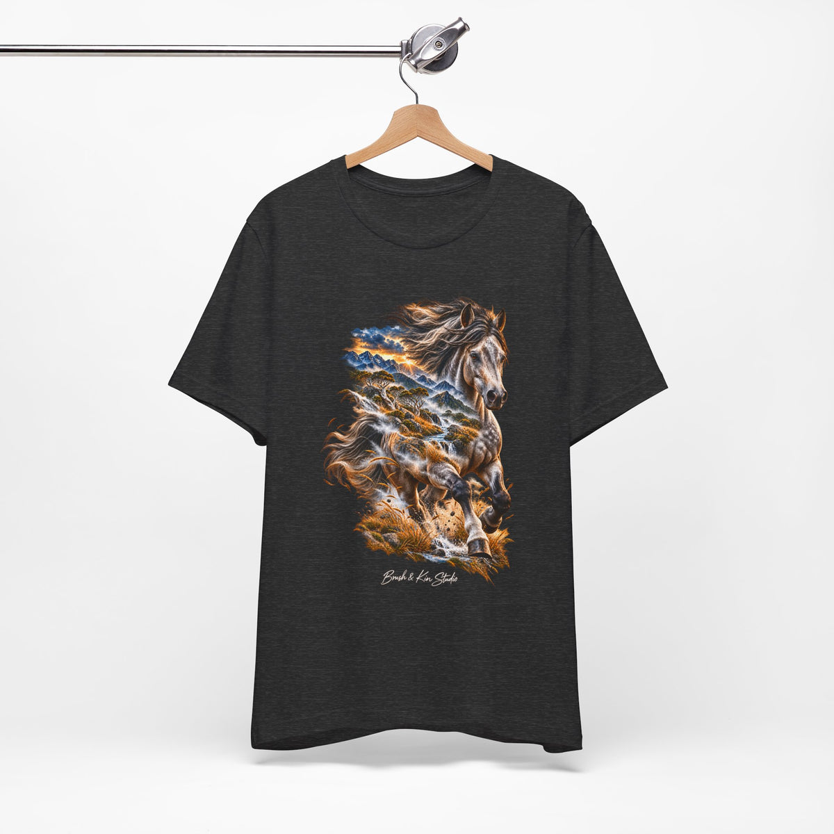 Horse Spirit T‑Shirt — 'Ride the Wild Wind' Graphic Tee