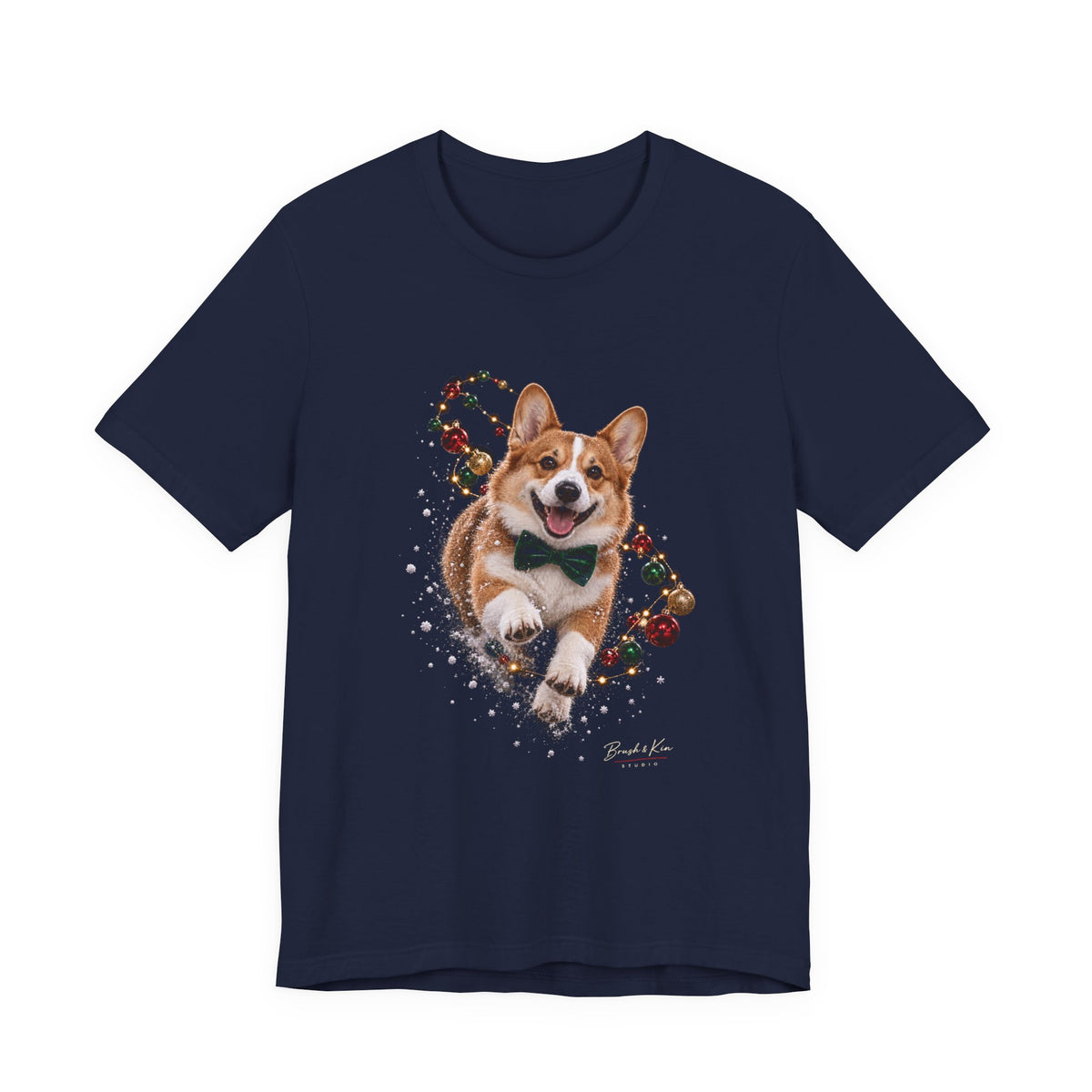 Corgi Christmas Tee — Festive Dog Holiday T-Shirt