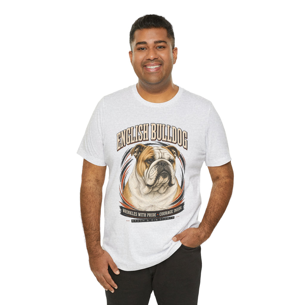 English Bulldog Tee — Wrinkles With Pride Graphic T-Shirt
