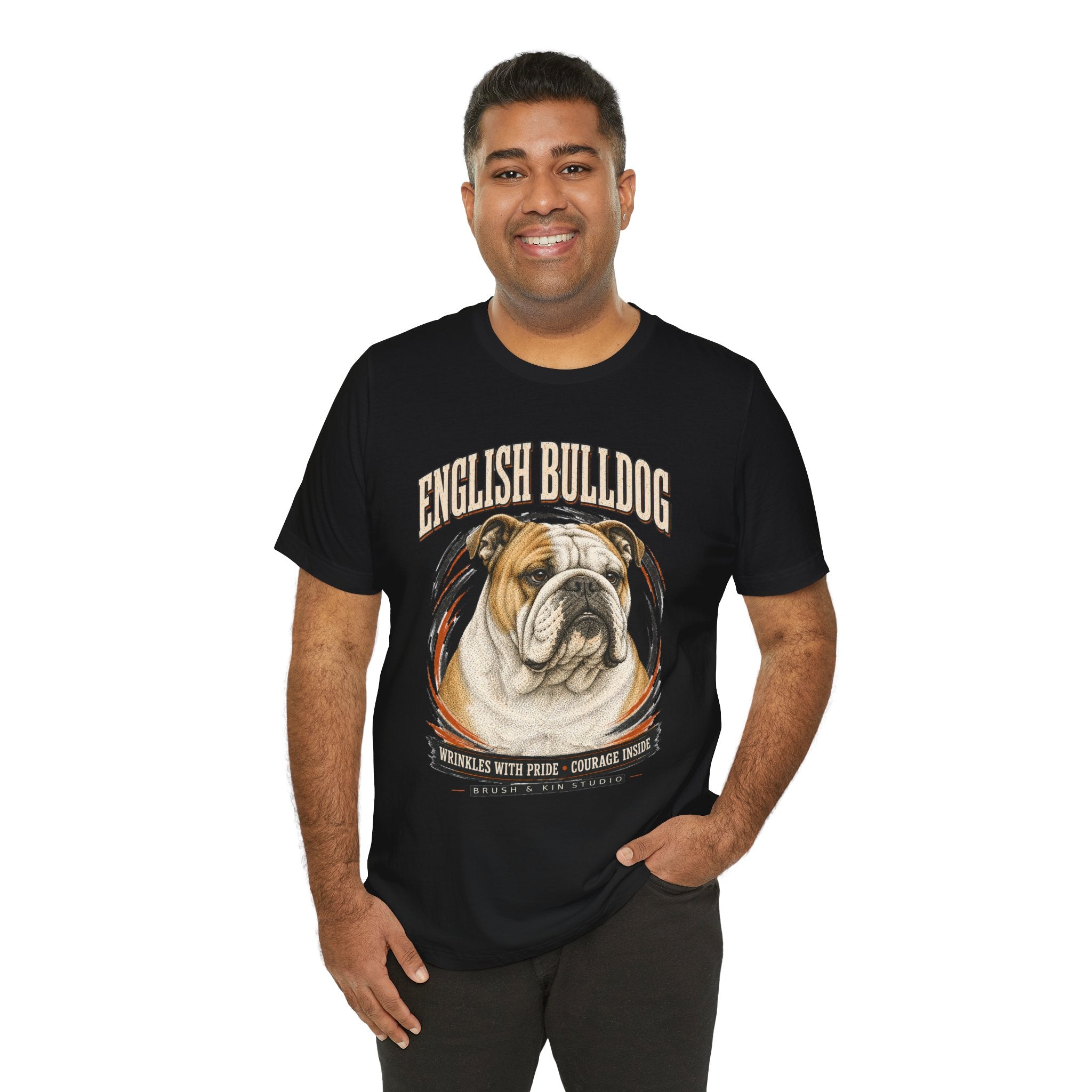 English Bulldog Tee — Wrinkles With Pride Graphic T-Shirt