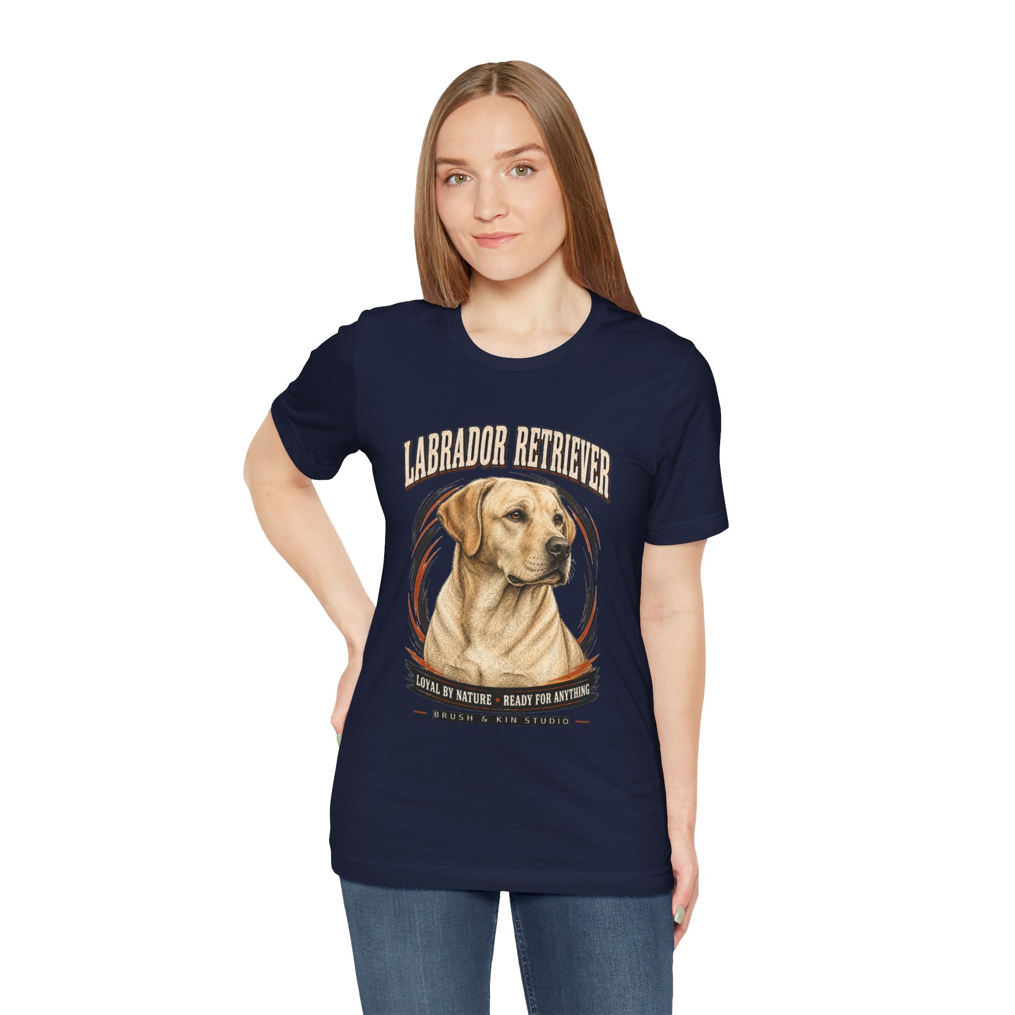 Labrador Retriever T-Shirt – "Loyal by Nature, Ready for Anything" Dog Lover Tee