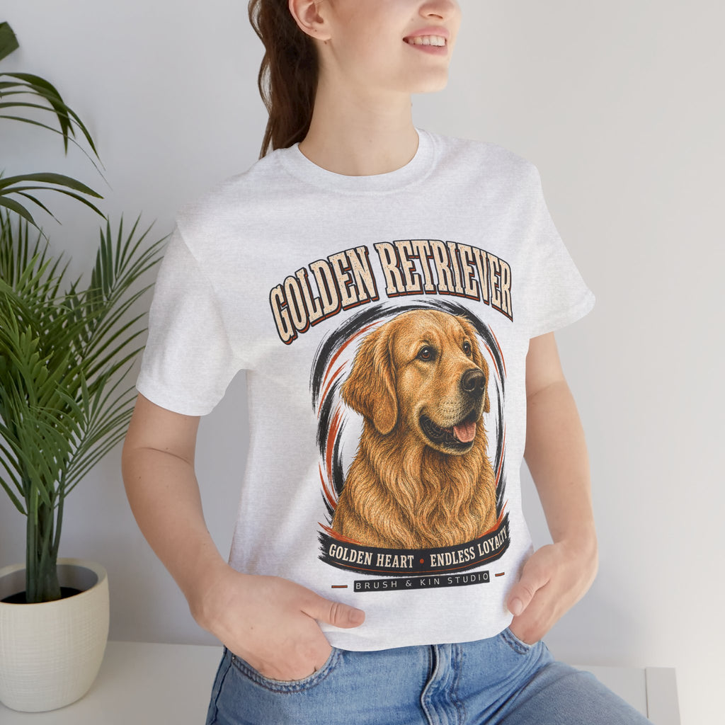 Golden Retriever Tee — Golden Heart, Endless Loyalty Dog Shirt