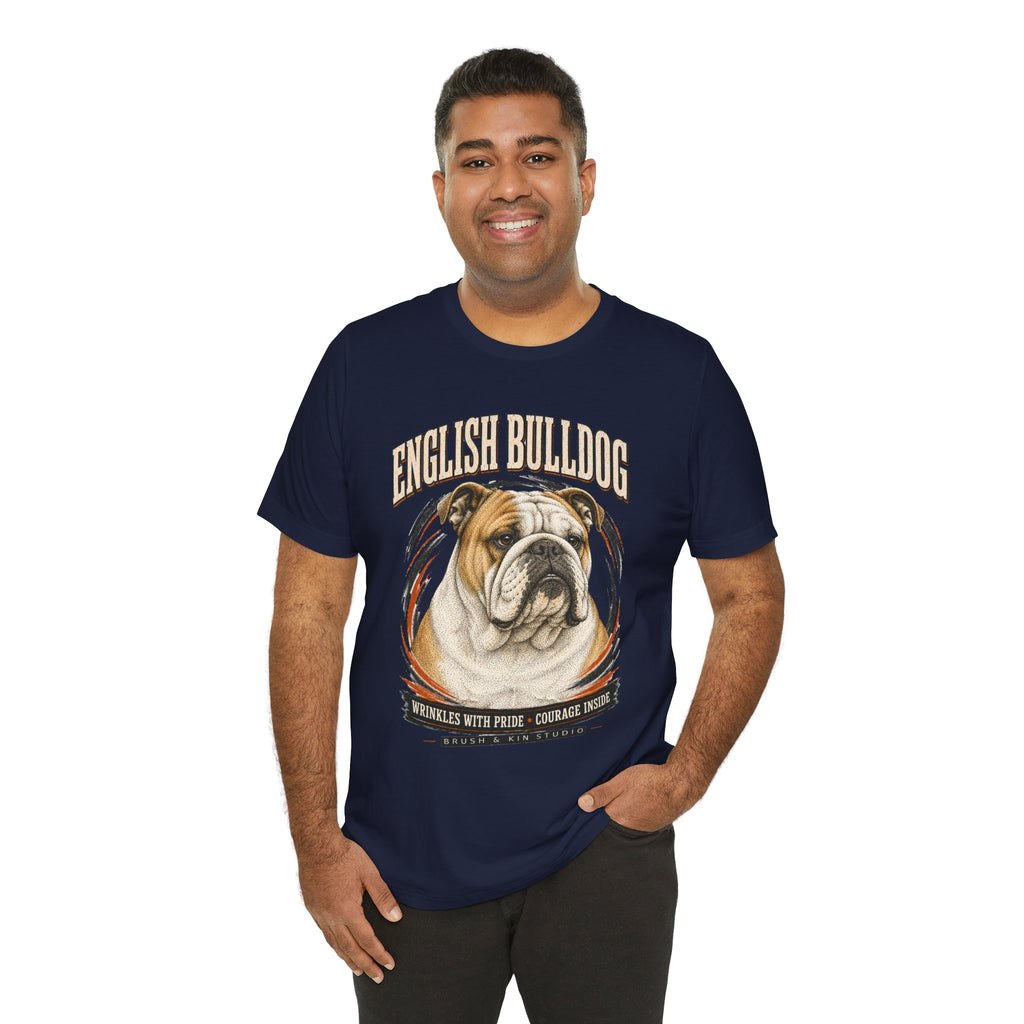 English Bulldog Tee — Wrinkles With Pride Graphic T-Shirt